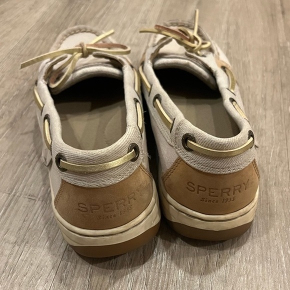 Sperry Top Sider Boat Shoes Beige 6.5 - Picture 2 of 16